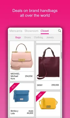 Mencanta Bags android App screenshot 0